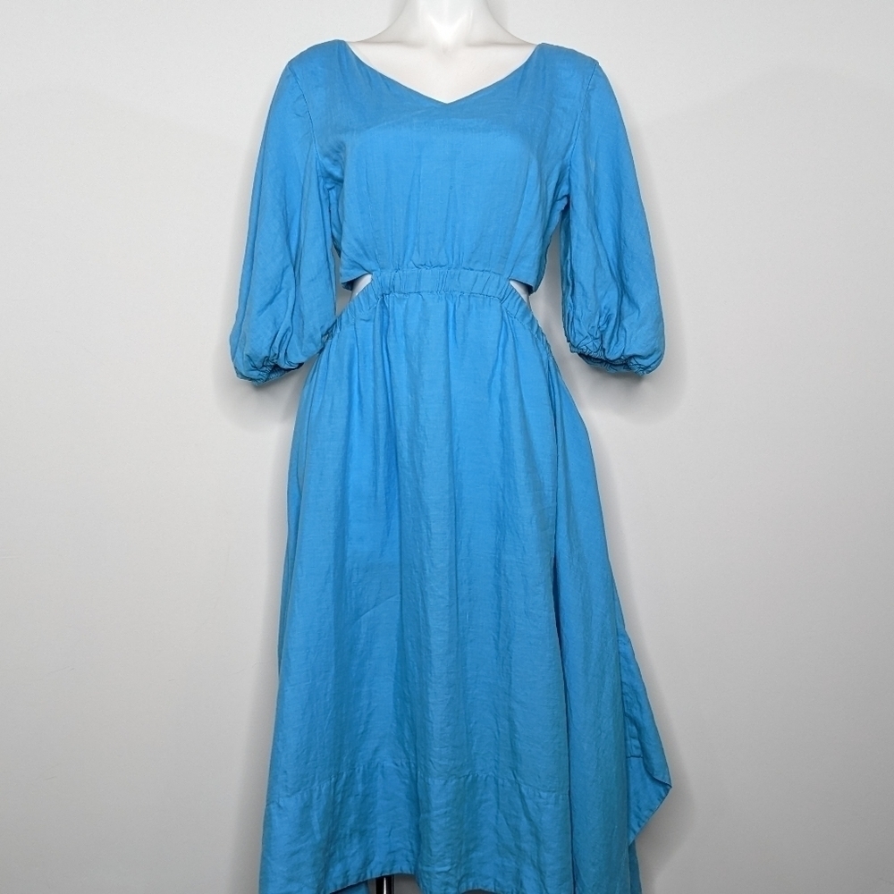 Nicholas blue cutout dress 10 - Picture 2 of 13